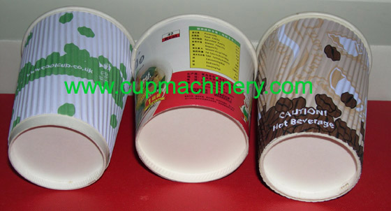 Dirrect type double walls paper cups